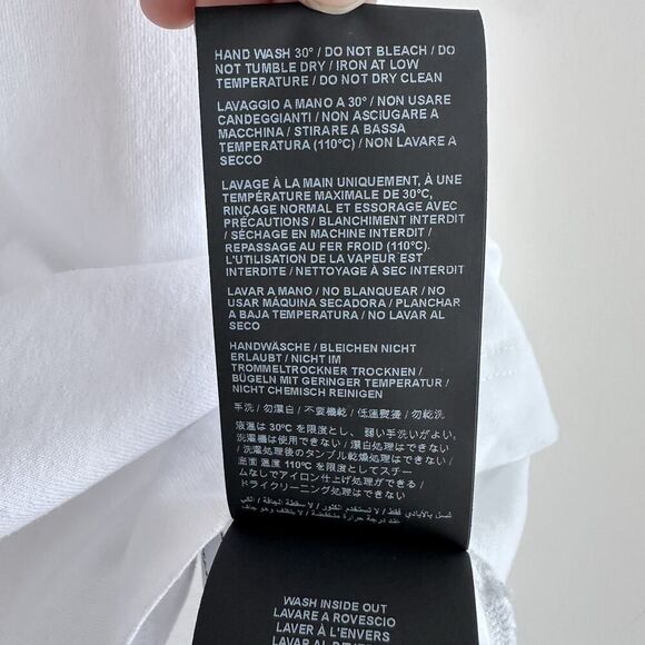 Palm Angels Shirt Mens Medium Palm Tree Logo Streetwear Minimalist Modern Basic - Picture 12 of 14